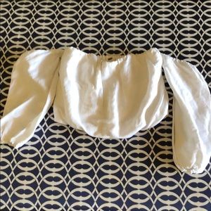 Free People white Peasant top